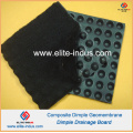 HDPE Grübchen Geomembrane Composite Schwarz Farbe PP Nonwoven Geotextil